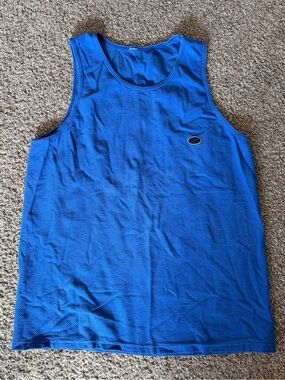 2000s Y2K Blue Speedo Tank Top